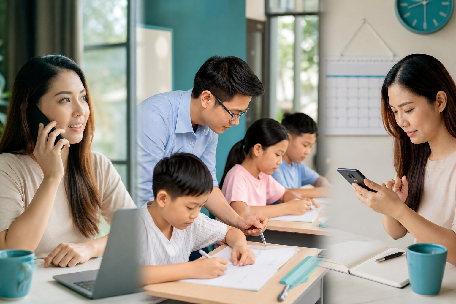 Tuition AI call lifecycle — interest, appointment, reminders, survey